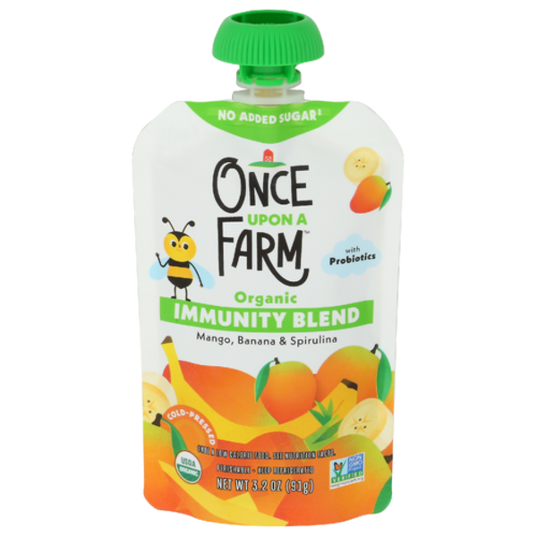 Once Upon A Farm Mango Banana & Spirulina Immunity Blend