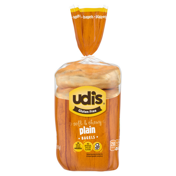 Udi's Gluten Free Plain Bagels