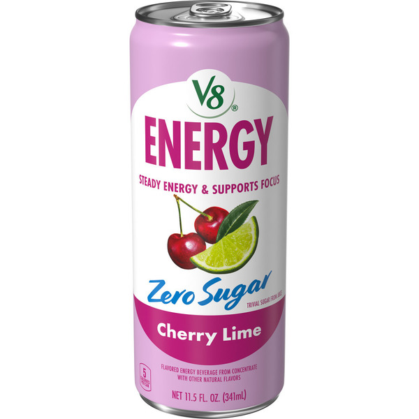 V8 Energy Zero Sugar Cherry Lime