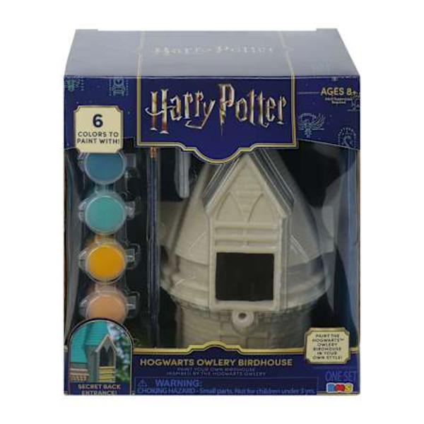 Harry Potter Paint-Your-Own Hogwarts Owlery Birdhouse Set