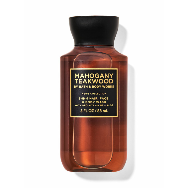 Bath & Body Works Mahogany Teakwood Travel Size Body Wash Same-Day