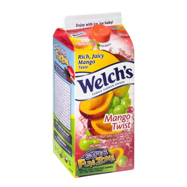 Welch's Fruit Juice Cocktail Mango Twist (64 fl oz) Instacart