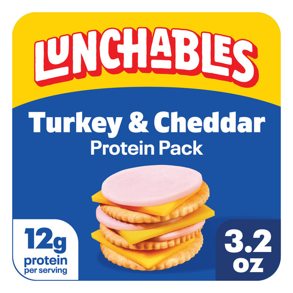 Lunchables Protein Pack Turkey & Cheddar Snack Kit