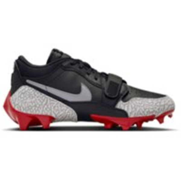 Jordan Legacy 312 TD Football Cleats, Men’s 12/Women’s 13.5, Medium/D - Black & Grey