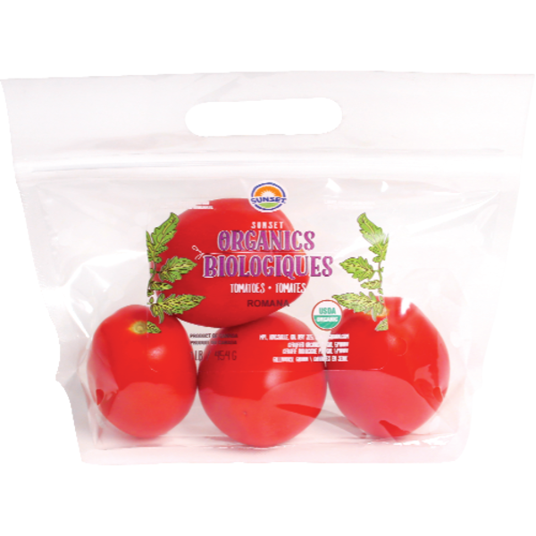 Organic Roma Tomatoes Bag