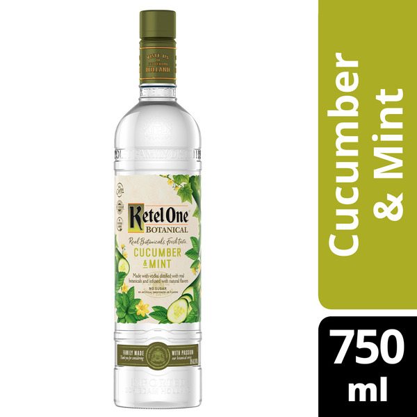 Ketel One Botanical Cucumber & Mint Vodka Distilled With Real