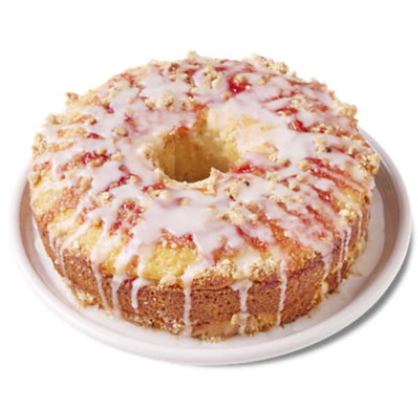 Raspberry Cream Cheese Ring Cake