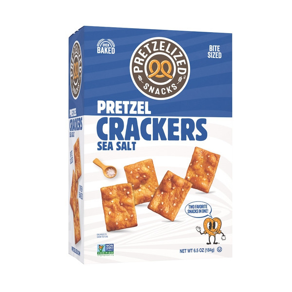 Pretzelized Sea Salt Pretzel Crackers Same-Day Delivery or Pickup