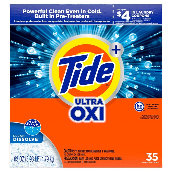 Tide Plus Ultra Oxi Powder Laundry Detergent