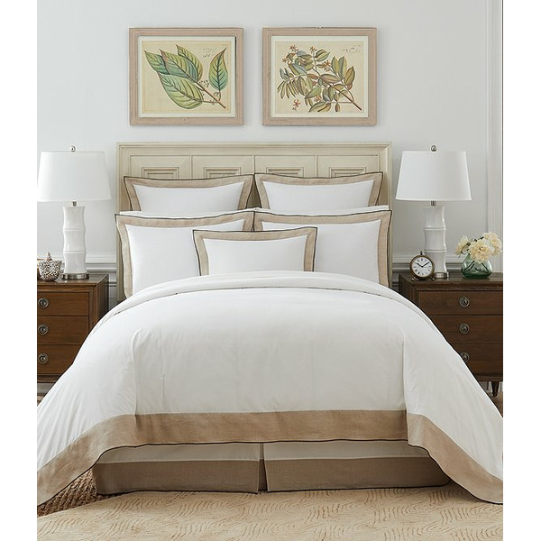 Southern Living Classic Covington Cotton  Linen Comforter