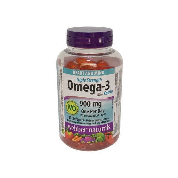 ber Naturals Triple Strength Omega3 With Coenzyme Q10 Enteric