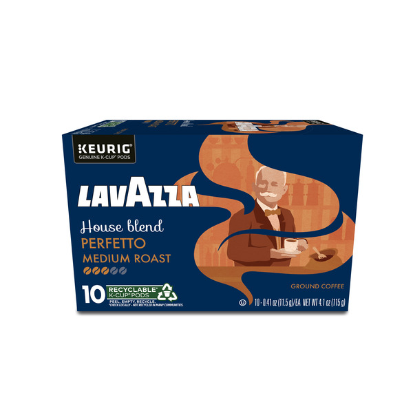 Lavazza Dolcevita Perfetto House Blend, KCup Pods, Medium Roast Coffee