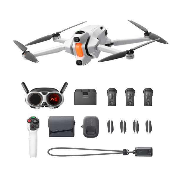 Antigravity A1 8K 360 Remote Control Drone, Explorer Bundle - White