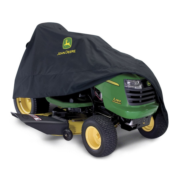John Deere 72-in L x 44-in W x 43-in H, Black, Lawn Tractor Cover
