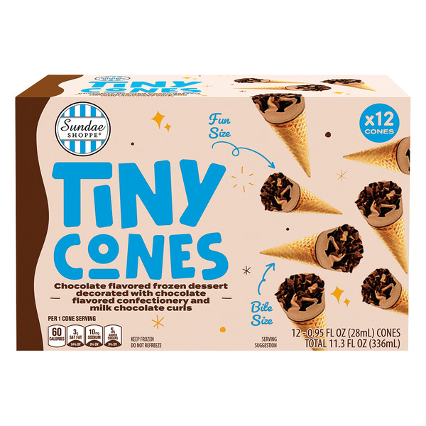 Sundae Shoppe Chocolate Tiny Cones