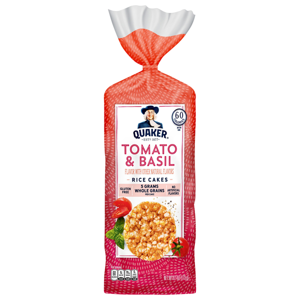 Quaker Tomato & Basil Rice Cakes Same-Day Delivery or Pickup