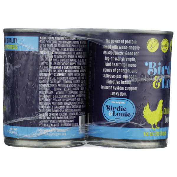 Birdie & Louie Chicken & Veggies Grain Free Premium Dog Food Can