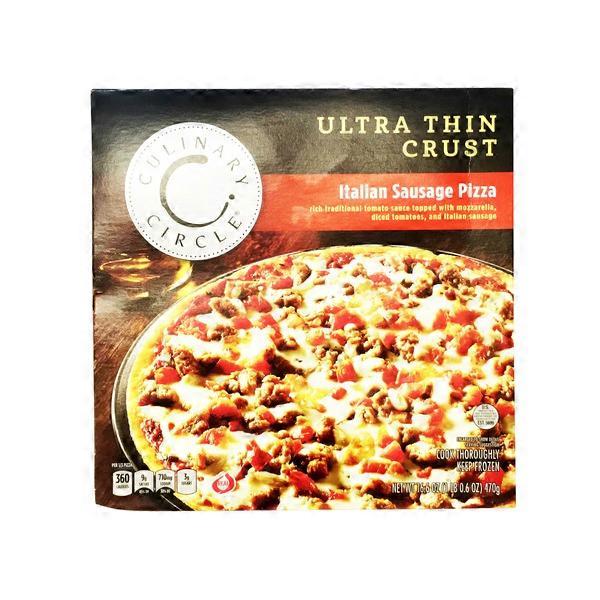 Culinary Circle Ultra Thin Crust Italian Sausage Pizza (16.6 oz) from