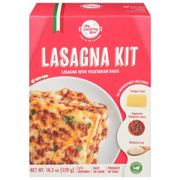My Cooking Box Italia In Cucina Lasagna Kit, with Vegetarian Ragu