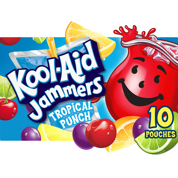 Kool-Aid Jammers 3種類×10個 30パウチバラエティパック Kool Aid Jammers Variety Pack - Tropical Punch, Grape