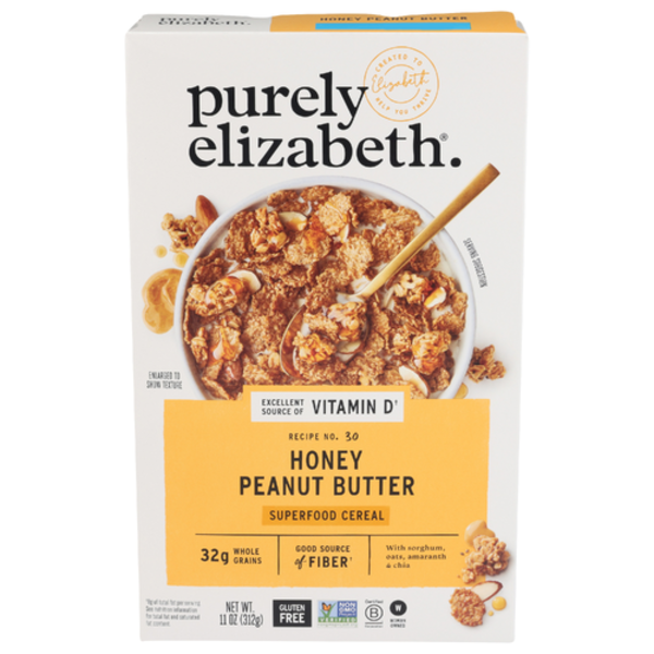 Purely Elizabeth Honey Peanut Butter Superfood Cereal