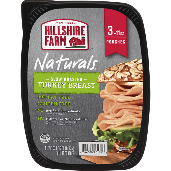 Hillshire Farm Naturals® Lunchmeat, Slow Roasted Turkey Breast, 33 oz