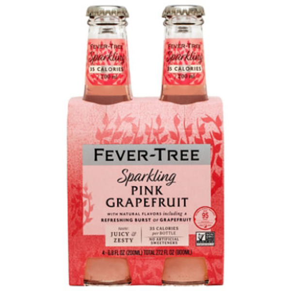 Fever-Tree Soda, Pink Grapefruit, Sparkling