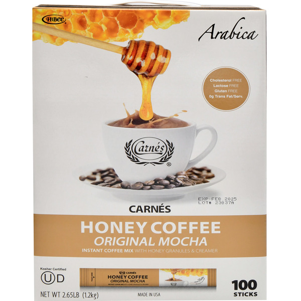 Carnes Premium Instant Coffee Mix With Honey Powder