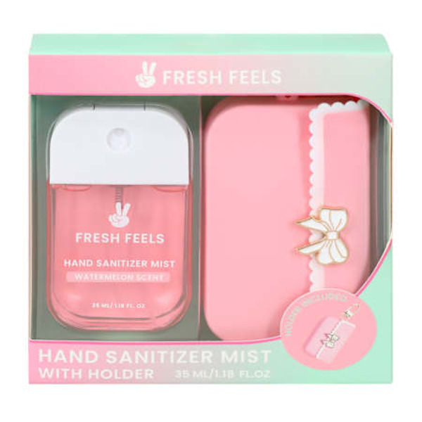 Fresh Feels Watermelon Scent Hand Sanitizer Mist With Holder