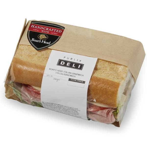 Publix Boar's Head Grab And Go Classic Italian Sandwich SameDay
