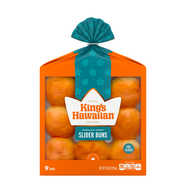 King's Hawaiian Original Hawaiian Sweet Pre-Sliced Slider Buns
