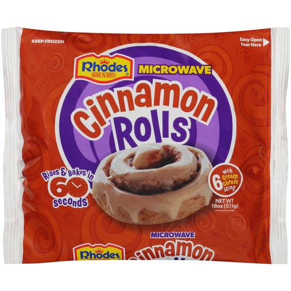 Rhodes Microwave Cinnamon Rolls (18 oz) from Safeway Instacart