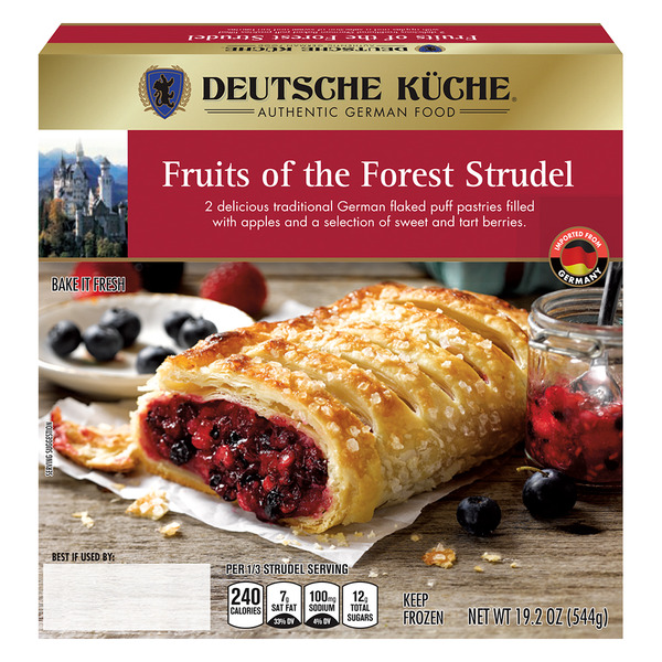 Deutsche Kche Frozen Fruits of the Forest Strudel Same-Day Delivery or  Pickup | ALDI