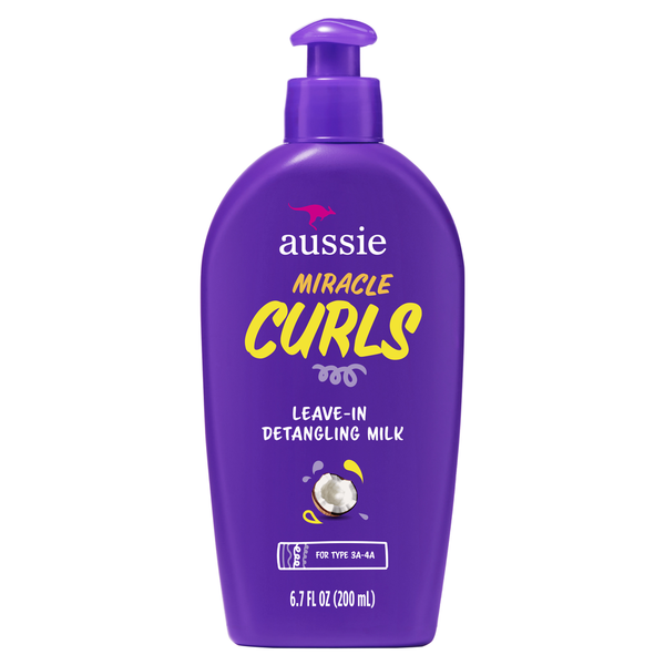 Aussie Miracle Curls Detangling Milk - 6.7 fl oz