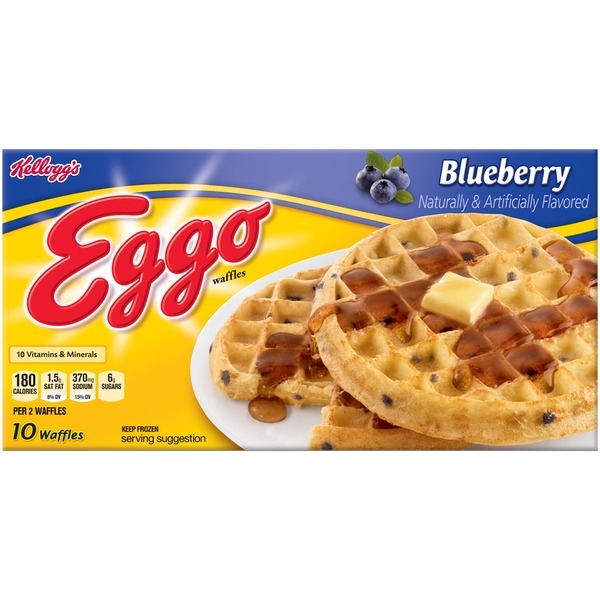 Kellogg's Eggo Blueberry Waffles from H-E-B - Instacart