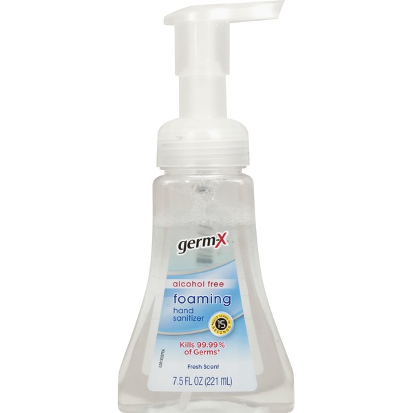 GermX Hand Sanitizer, Fresh Scent, Foaming (7.5 oz) Instacart