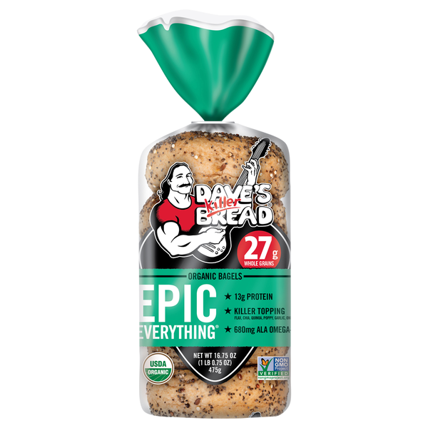 Dave's Killer Bread Epic Everything Organic Bagels