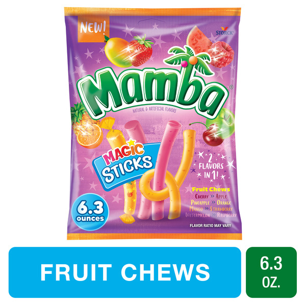 Mamba Magic Sticks Chewy Candy Sticks