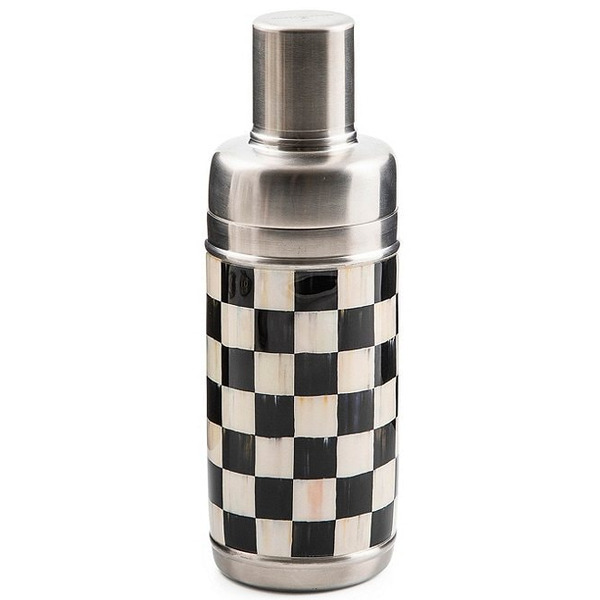 Mac Kenzie-Childs Check 3260 Cocktail Shaker