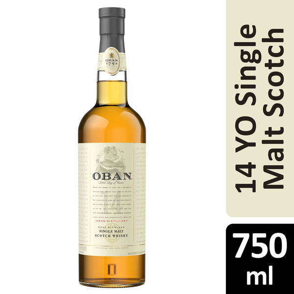 Oban 14 Year Old Single Malt Scotch Whisky Same-Day Delivery or