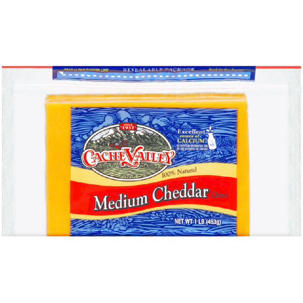 Cache Valley Cheese, Medium Cheddar Same-Day Delivery or Pickup ...