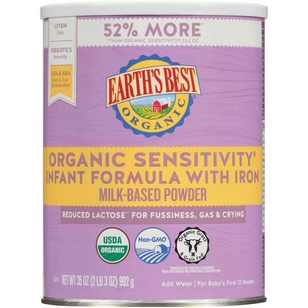 Earth's Best Organics Infant Formula with Iron (35 oz) from Target