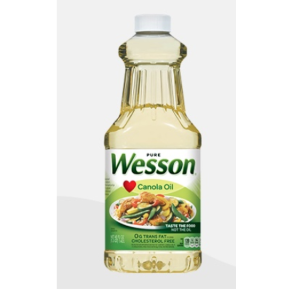 Wesson - Canola Oil - 5 Qt