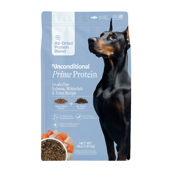 Unconditional Prime Protein Air-Dried Protein Blend Dog Food - Salmon, Whitefish & Trout Recipe