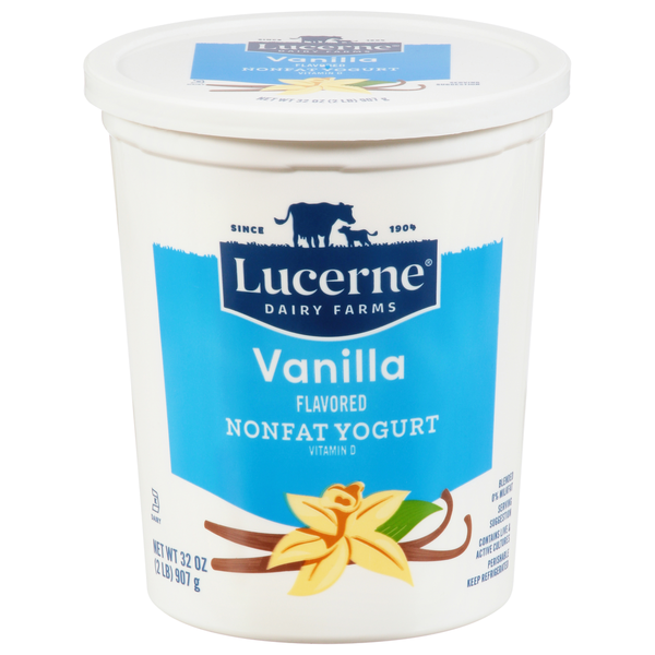 Lucerne Nonfat Vanilla Flavored Yogurt