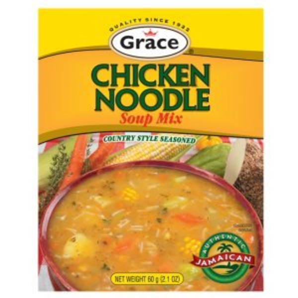 Grace - Chicken Noodle Soup Mix Packets - 12 ct. Box