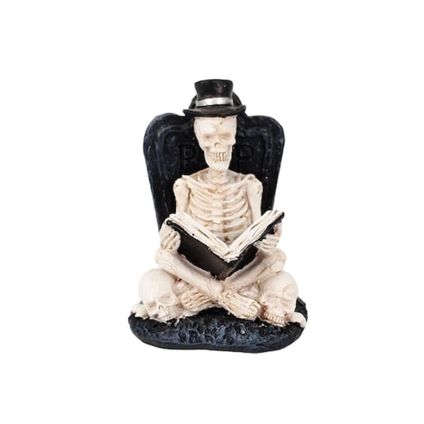 Ashland Mini Skeleton with Book Figurine