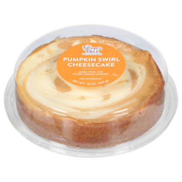 The Father’s Table Cheesecake, Pumpkin Swirl