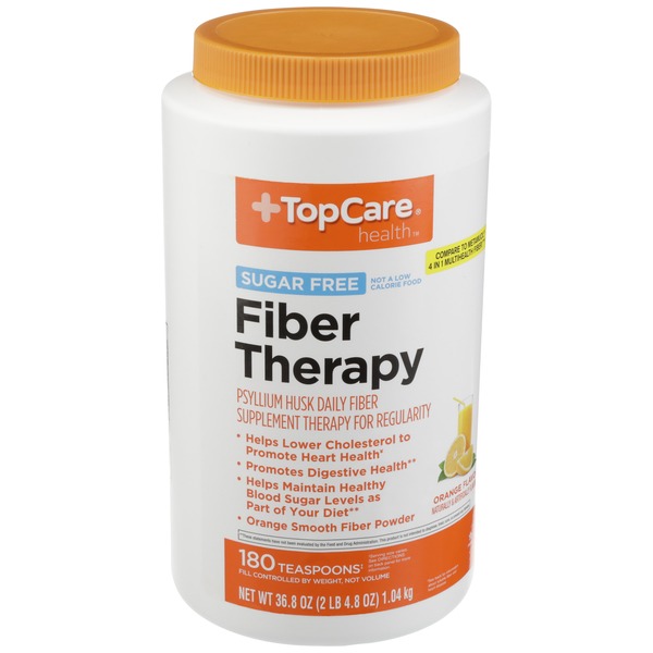 Topcare Fiber Therapy Orange Flavor 36 8 Oz Instacart
