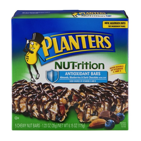 Planters NUTrition Antioxidant Bars Almonds, Blueberries & Dark